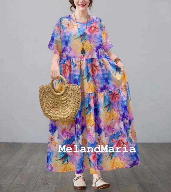 Meland Maria Oversize Maxi Dress - 001