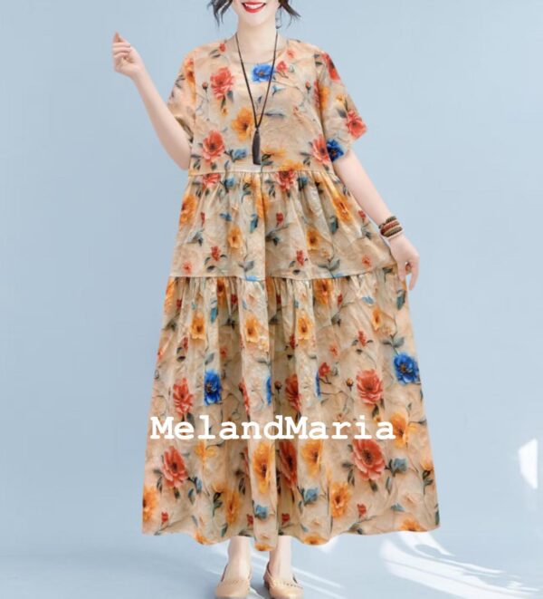 Meland Maria Oversize Maxi Dress - 010