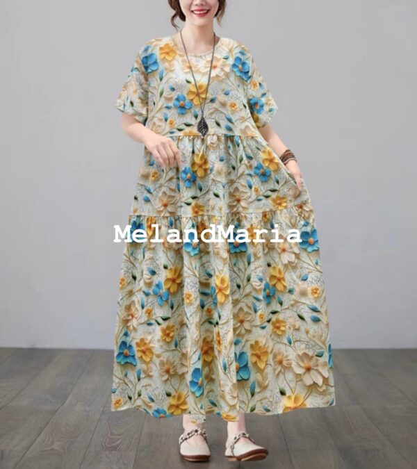 Meland Maria Oversize Maxi Dress - 011