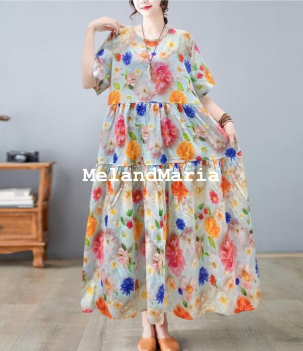 Meland Maria Oversize Maxi Dress - 012