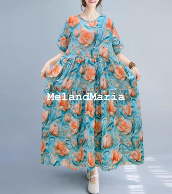 Meland Maria Oversize Maxi Dress - 004