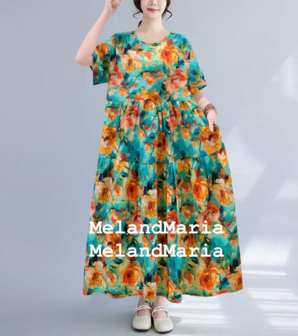 Meland Maria Oversize Maxi Dress - 007
