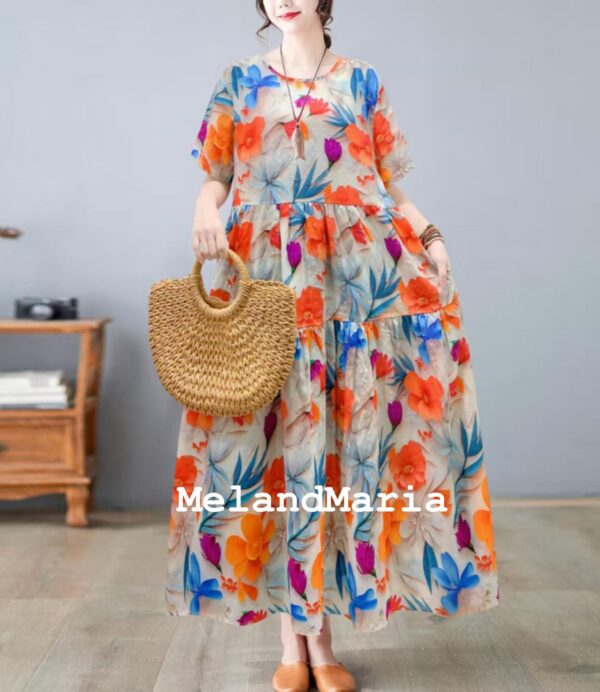 Meland Maria Oversize Maxi Dress - 008