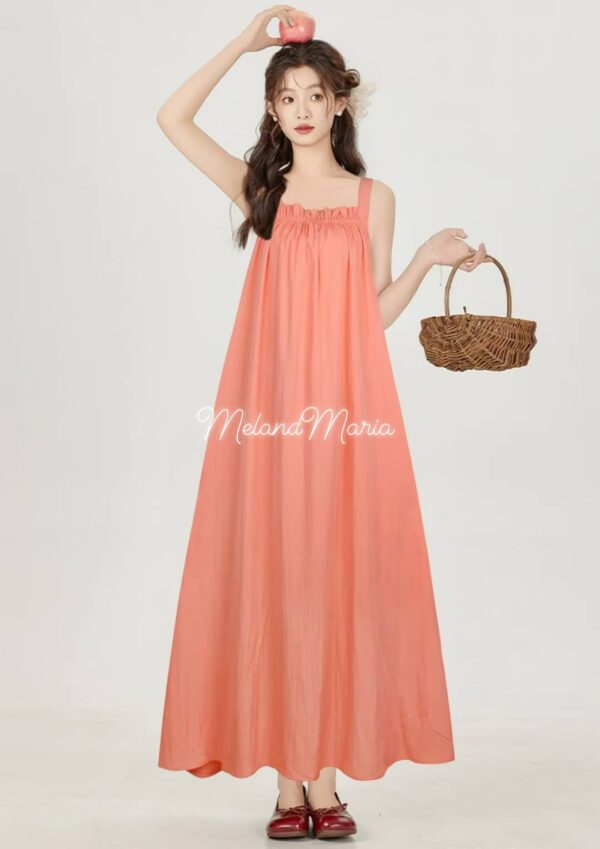 Meland Maria Plain Terante Maxi Dress - 013