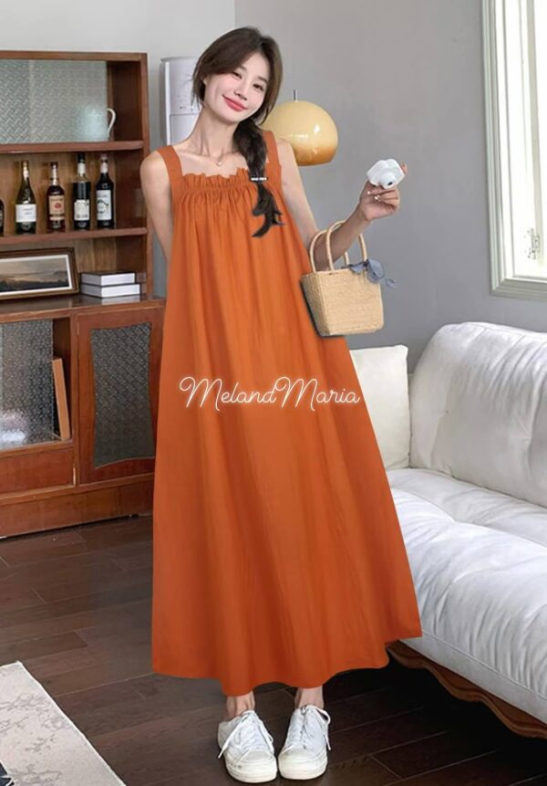 Meland Maria Plain Terante Maxi Dress - 03